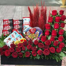 رز باکس شکلاتی ولنتاین