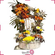 سبد گل افرا g-ba-kt-101