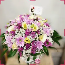 خرید سبد گل روژینا g-ba-maha-493