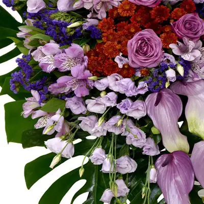 تاج گل تبریک لاوندر