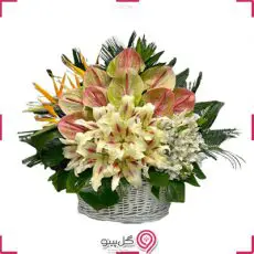 سبد گل آریا g-ba-gma-349