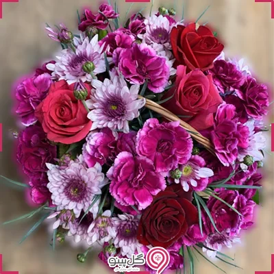 خرید سبد گل نارمین g-ba-gof-451-2