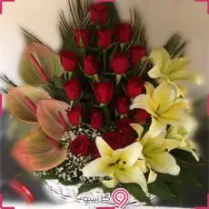 خرید سبد گل شیما