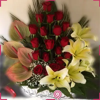 خرید سبد گل شیما