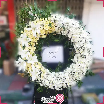 تاج گل یک طبقه حلقه ای g-t-as-363