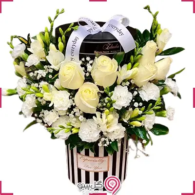 باکس گل رز نباتی g-bo-zho-331