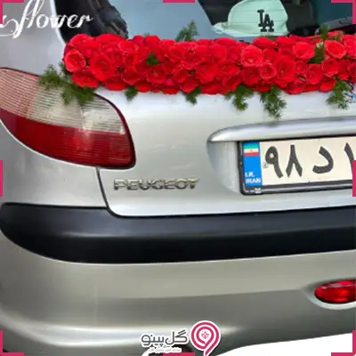 گل ماشین عروس مدل لورا g-car-kar-114