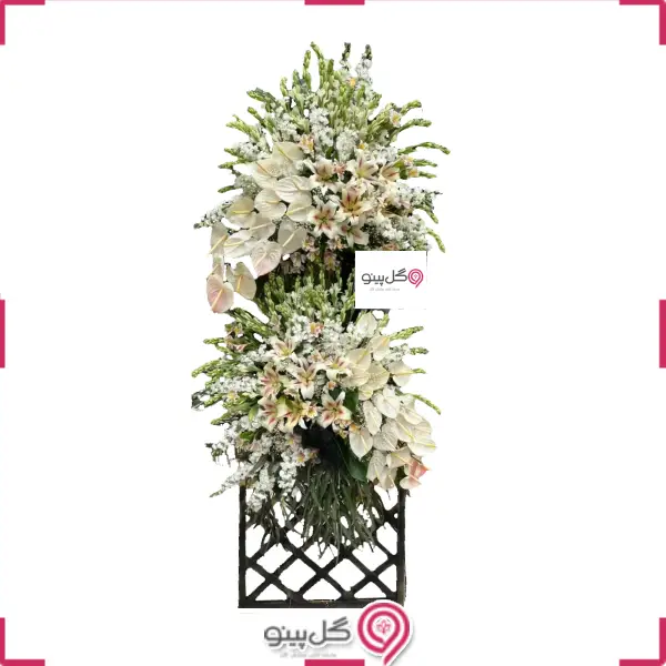 تاج گل دو طبقه آیلا g-t-hgol-285