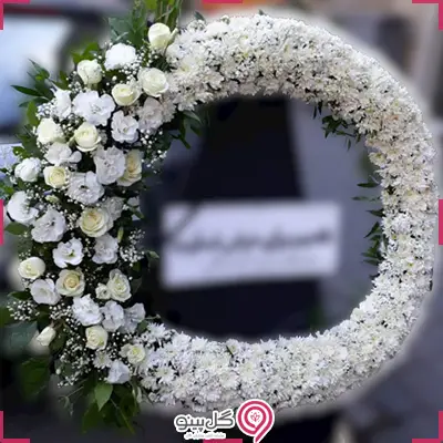 فروش ویژه تاج گل ترحیم نور g-t-sep-817-5