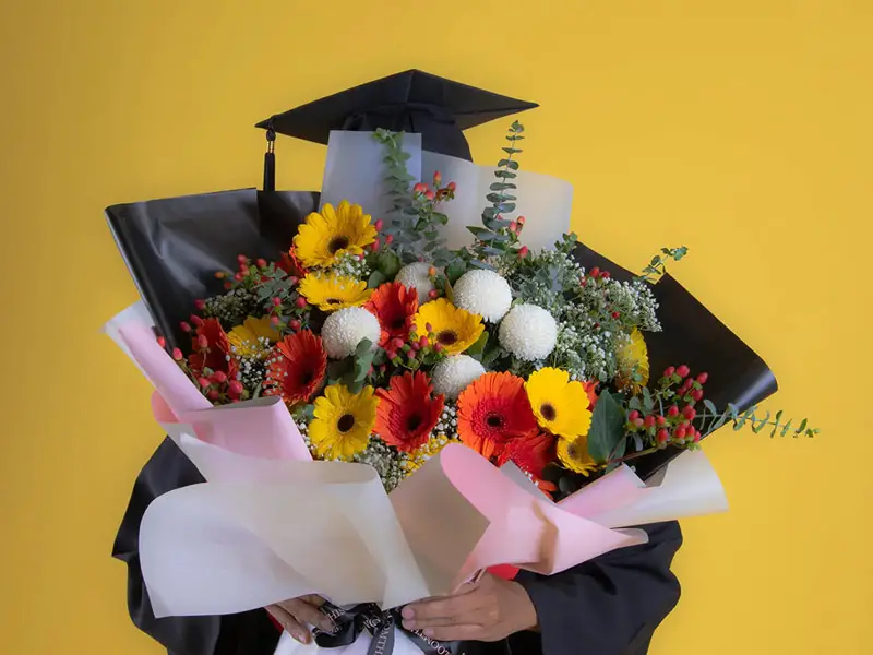 گل تبریک به مناسبت فارغ التحصیلی