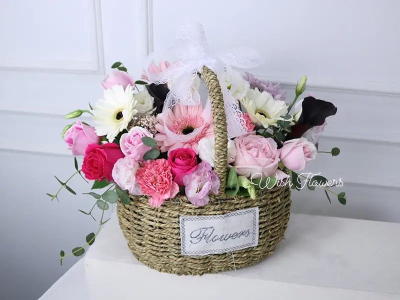 خرید سبد گل از بازار گل بابایی