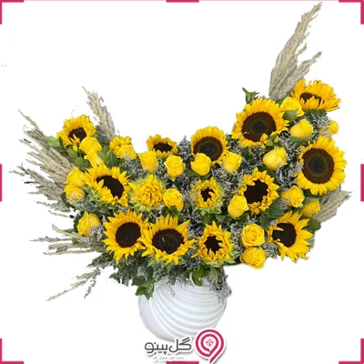 گلدان شیشه ای ماهدیس g-gs-dos-907