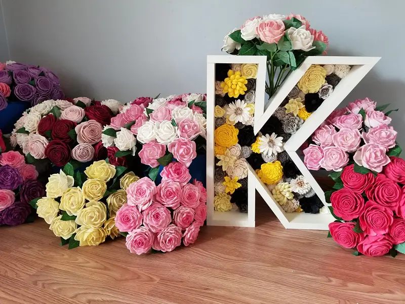 جعبه گل حروف