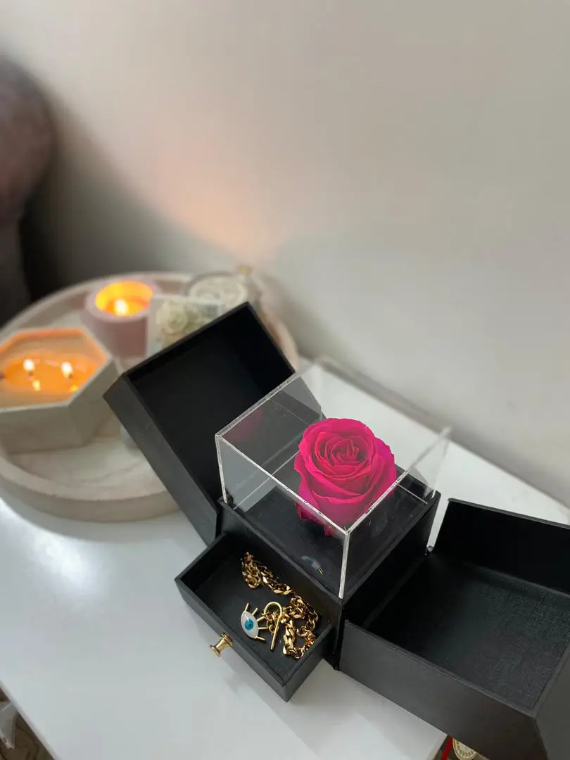 باکس رز جاودان موزیکال سرخابی g-rj-rah-785