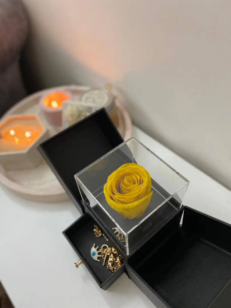 باکس رز جاودان موزیکال زرد g-rj-rah-785