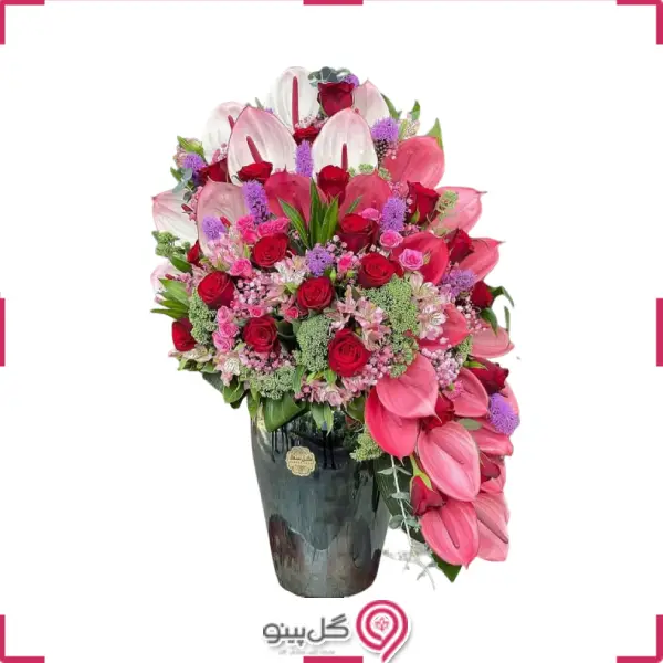 گلدان گل لاکچری g-g-mhm-104