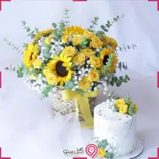 باکس گل طلا g-bo-hnz-2029