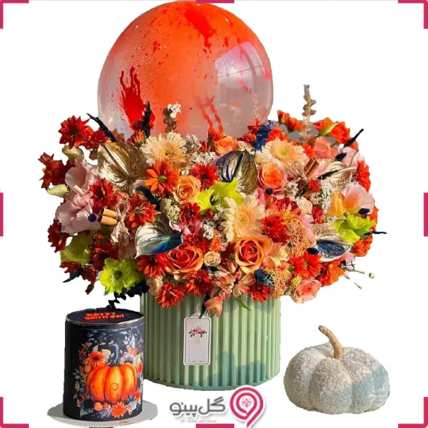 باکس گل و کیک پاییزا g-bo-sas-203