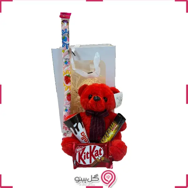 بگ ولنتاین خرس قرمز g-bag-gl-103